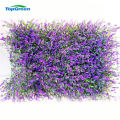 Eco-Friendly Artificial Grass And Flowers Wall For Garden Landscaping